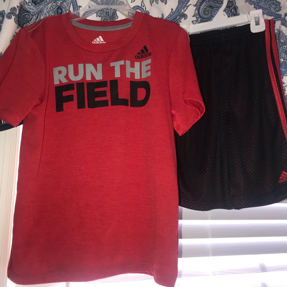 EUC Boys Adidas matching set